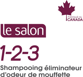 Shampooing 1-2-3 Le Salon éliminateur d’odeur de mouffette