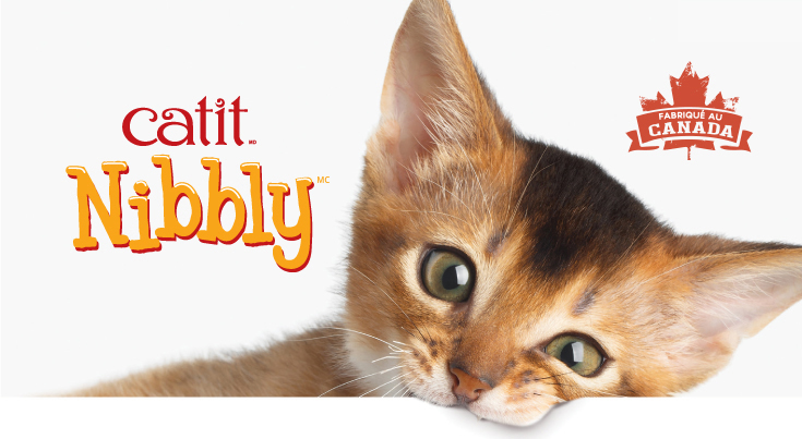 Régals Nibbly Catit pour chats