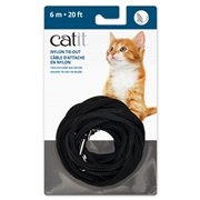 Câble d’attache en nylon Catit, noir, 6 m (20 pi)