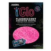 Gravier fluorescent iGlo Marina, rose, 450 g (1 lb)
