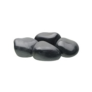 Galets Fluval, pierres d’agate noires polies, 40-50 mm, 700 g (1,54 lb)