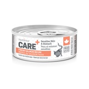 Pâté Nutrience CARE peau et estomac sensibles pour chats, repas au saumon frais, 156 g (5,5 oz)