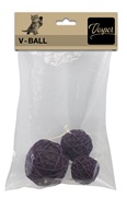 Balles V-Ball pour meubles Catit Vesper, rotin marron, 5, 6 et 8 cm 