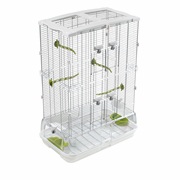 Cage Vision pour oiseaux de taille moyenne, modèle M02, haute, grillage étroit, 62,5 x 39,5 x 87 cm (24,6 x 15,6 x 34,25 po)