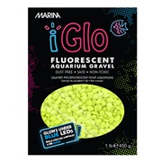 Gravier fluorescent iGlo Marina, jaune, 450 g (10 lb)