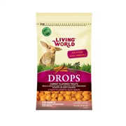Régals Drops Living World pour lapins, saveur de carottes, 75 g (2,6 oz)