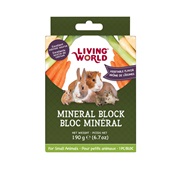 Bloc minéral Living World pour petits animaux, arôme de légumes, grand, 190 g (6,7 oz)