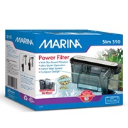 Filtre à moteur Slim Marina S10, pour aquariums jusqu’à 38 L (10 gal US)