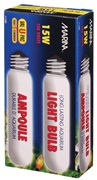 Ampoules incandescentes tubulaires Marina, 15 W, paquet de 2
