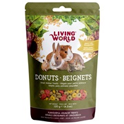 Régals Donuts Living World pour petits animaux, sachet de 120 g (4,2 oz)