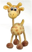 Jouet Puppy Luvz Dogit en peluche avec organe sonore, girafe jaune, 22 cm (9 po)