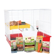 Cage équipée de luxe Living World pour hamster, L. 46 x l. 29 x H. 37 cm (18 x 11,4 x 14,5 po)