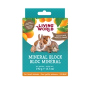 Bloc minéral Living World pour petits animaux, arôme d’orange, grand, 190 g (6,7 oz)