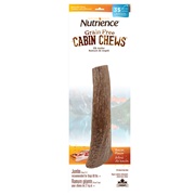 Ramure de wapiti à mâcher Cabin Chews Nutrience, géante, arôme de bacon, 19 cm (7,5 po)