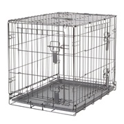 Cage grillagée Dogit à 2 portes avec grille de séparation, petite, 61 x 45 x 51 cm (24 x 17,5 x 20 po)