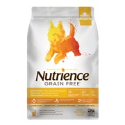 Aliment Nutrience Sans grains pour chiens de petite race, Dinde, poulet et hareng, 2,5 kg (5,5 lb)