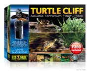 Falaise Exo Terra pour tortues, avec filtre submersible pour aquaterrariums et roche, grande