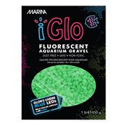 Gravier fluorescent iGlo Marina, vert, 450 g (1 lb)