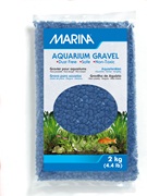 Gravier décoratif Marina, bleu, 2 kg (4,4 lb)