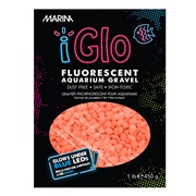 Gravier fluorescent iGlo Marina, orange, 450 g (1 lb)