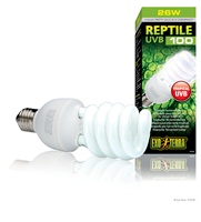 Ampoule fluocompacte Reptile UVB100 Exo Terra, 26 W