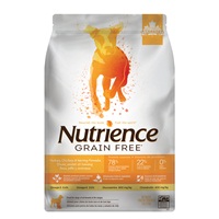 Aliment Nutrience Sans grains pour chiens, Dinde, poulet et hareng, 5 kg (11 lb)