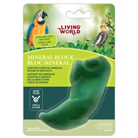 Bloc minéral Living World en forme de poivron vert pour oiseaux, 59 g (2,1 oz)