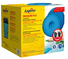 Blocs de mousse de rechange pour filtres pressurisés Pressure-Flo Laguna PT1718 et PT1728, 27 cm, paquet de 5