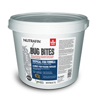 Microgranulés Bug Bites Nutrafin pour poissons tropicaux de moyenne à grande taille, 1,4-2 mm, 1,7 kg (3,7 lb)