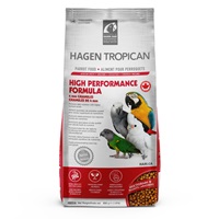 Aliment Tropican High Performance pour perroquets, granulés de 4 mm, 820 g (1,8 lb)