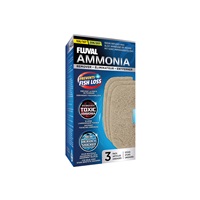 Éliminateur d’ammoniaque pour filtres extérieurs Fluval 106/206 et 107/207, paquet de 3
