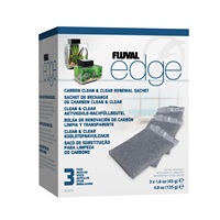 Sachet de charbon de rechange Clean & Clear EDGE Fluval, paquet de 3