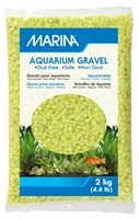Gravier décoratif Marina, vert lime, 2 kg (4,4 lb)