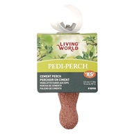Perchoir Pedi-Perch Living World, très petit, 2,8 x 12 cm (1 x 4,75 po)