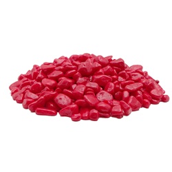 Gravier décoratif Marina, rouge, 2 kg (4,4 lb)