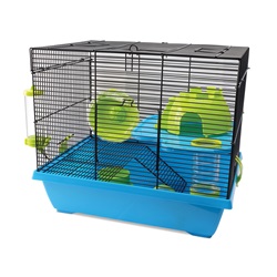 Cage Living World pour hamsters nains, Pad, L. 42,5 x l. 31 x H. 37 cm (16,7 x 12,2 x 14,5 po)