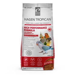 Aliment High Performance Tropican pour calopsittes, granulés de 2 mm, 820 g (1,8 lb)