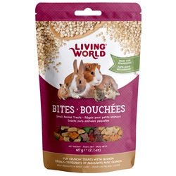 Bouchées Living World avec quinoa pour petits animaux, 60 g (2,1 oz)