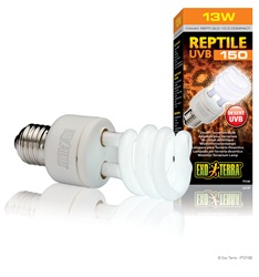 Ampoule fluocompacte Reptile UVB150 Exo Terra, 13 W