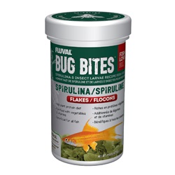 Flocons Bug Bites Fluval avec spiruline, 45 g (1,58 oz)