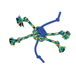 Jouet K9 Fitness Zeus, balle-araignée en corde et en TPR, 30,5 cm (12 po)