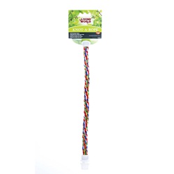 Perchoir Knot-A-Rope Living World en coton, multicolore, 1,6 x 38 cm (0,6 x 15 po)