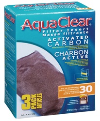 Charbon activé pour AquaClear 30/150, 165 g (5,8 oz), paquet de 3