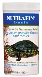 Gammares en granulés flottants Nutrafin basix pour tortues, 360 g (12,6 oz)