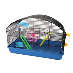 Cage Living World pour hamsters nains, Villa, L. 58 x l. 32 x H. 41 cm (22,8 x 12,5 x 16,1 po)