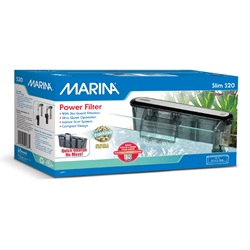 Filtre à moteur Slim Marina S20, pour aquariums jusqu’à 76 L (20 gal US)