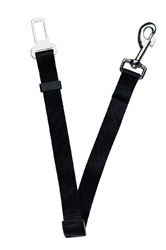 Courroie de sécurité Safe-T-Belt Dogit en nylon, noire, l. 25 mm x L. 55-87 cm (1 x 21,6-34,3 po)