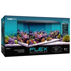 Aquarium équipé Flex Fluval Sea d’eau de mer, noir, 123 L (32,5 gal US)