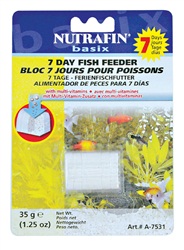 Bloc alimentaire de 7 jours Nutrafin pour poissons, 35 g (1,25 oz)