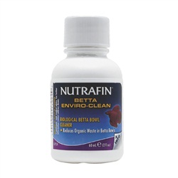 Nettoyant biologique Betta Enviro-Clean Nutrafin pour bocal à betta, 60 ml (2 oz liq.)